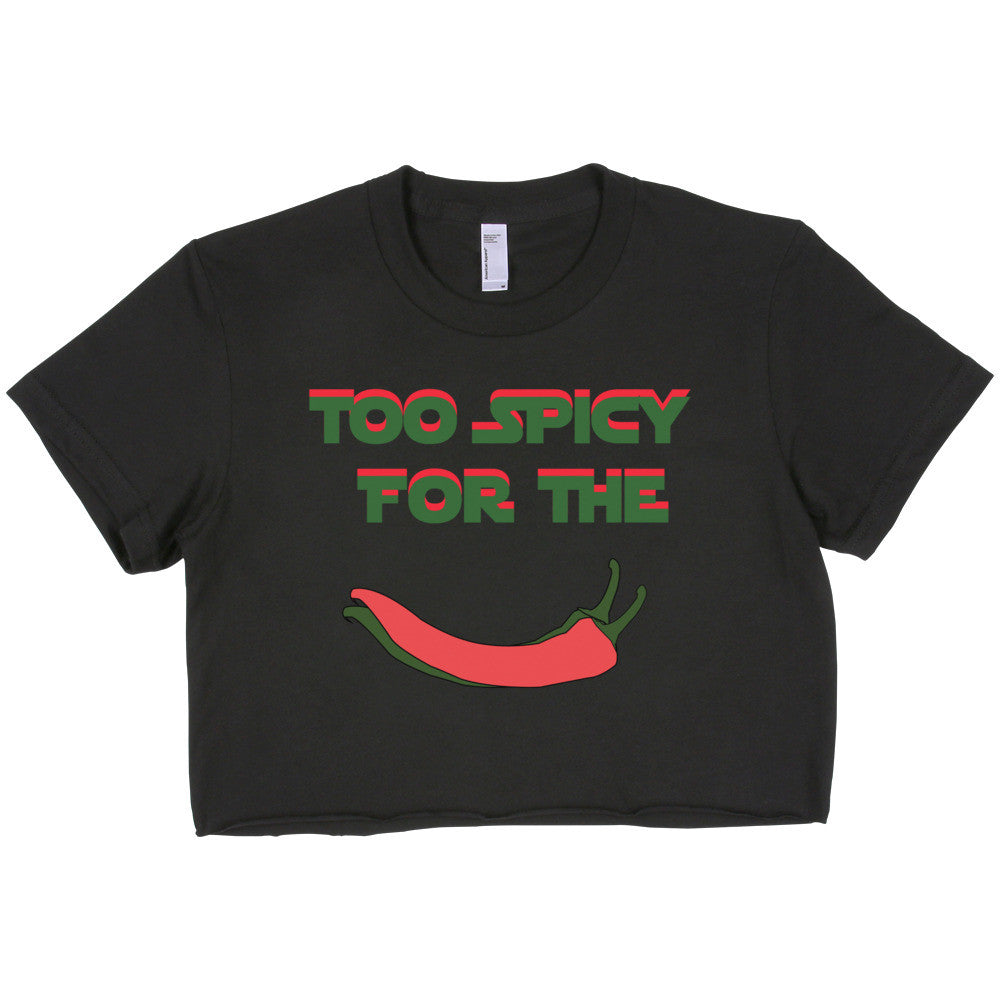 Too Spicy fir The Pepper Short sleeve crop top